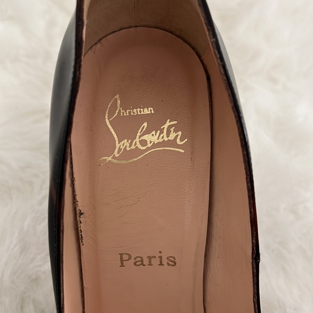 Christian Louboutin Ron Ron Tortoise Shell Pumps Size 40 - Picture 8 of 14